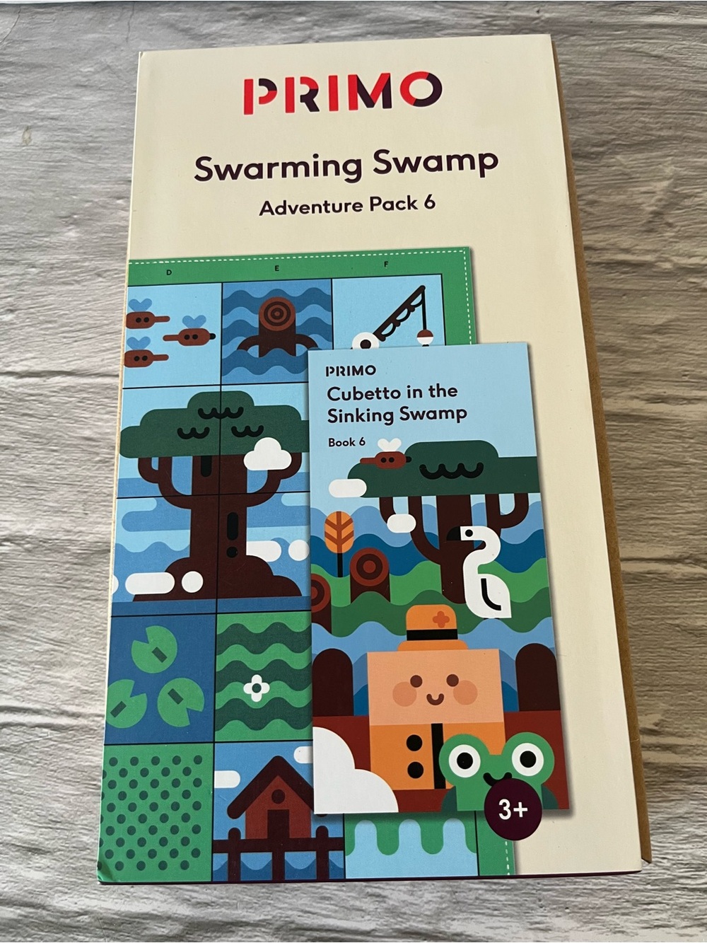 Primo Cubetto Educational Toys Adventure Pack 6 Swarming Swamp Coding Book & Map